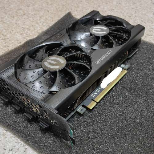 EVGA GeForce RTX 3060 Ti XC 顯示卡, 08G-P5-3663-KL, LHR