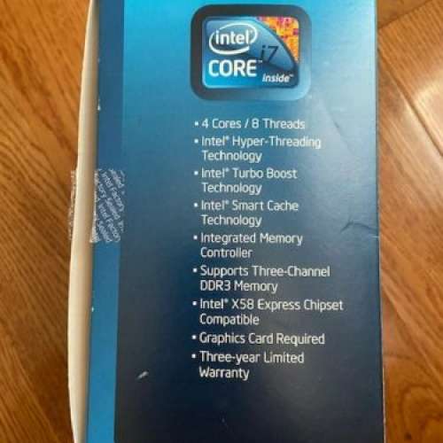 Intel Core i7-950 CPU 4 Cores 3.06 GHz 8 MB LGA 1366 With Heat Sink and Fan