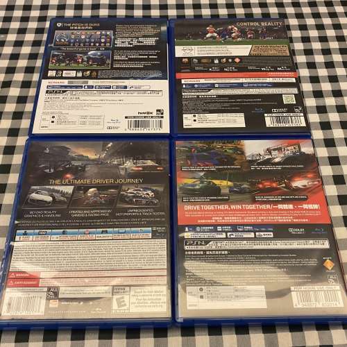 Sony PS4 came 原廠遊戲碟 行貨 95%新 共4隻遊戲 全部有盒齊說明書 合完美主義者