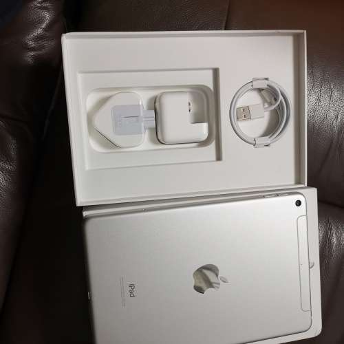 98%New iPad Mini 5 4G版 256GB 銀色 香港行貨 全套有盒有配件有充電線 打機睇戲首...
