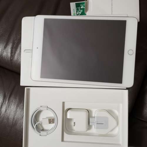 98%New iPad Mini 5 4G版 256GB 銀色 香港行貨 全套有盒有配件有充電線 打機睇戲首...