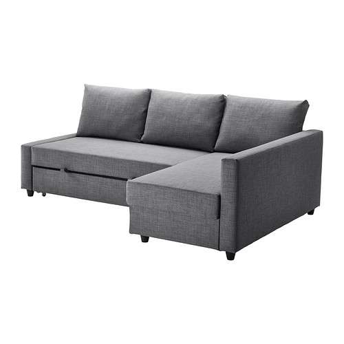 IKEA,角位梳化床(可貯物), 深灰色