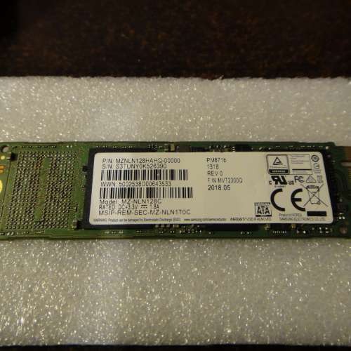 Samsung SSD M2 128GB