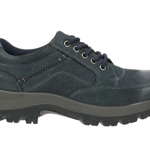 全新100%真皮 有最新memory foam彈性軟墊 超好著 南美名牌 Navy blue 男裝鞋SIZE 4...