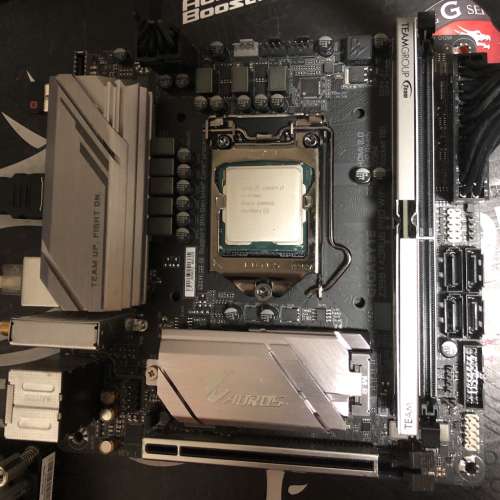 代售~Z390 I AORUS PRO WIFI + Intel® Core™ i7-9700K Processor