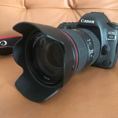 90%新 Canon 5D4 24-105L IS II  行貨全套