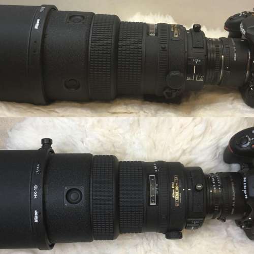 行貨Nikon D500 CFexpress/XQD/SD版+快拍套裝，AF-I 300mm F2.8，1.7XII