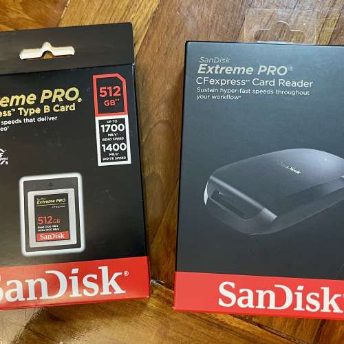 SanDisk 512GB Extreme PRO CFexpress Card Type B記憶卡連讀卡器