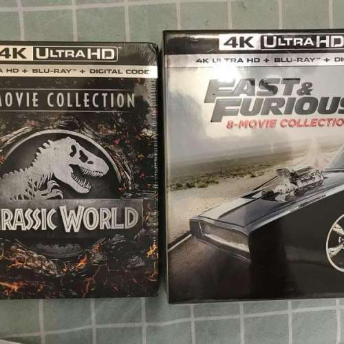 全新未開封 4k UHD Bluray 套裝及碟