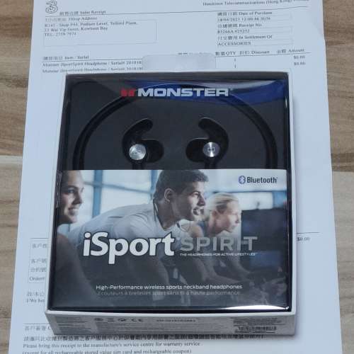 Monster iSport Spirit 無線藍牙運動耳機