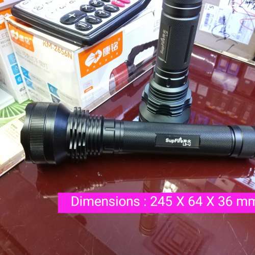 LED大功率強光電筒SupFire L3-U with Cree XHP70.2. 3400流明