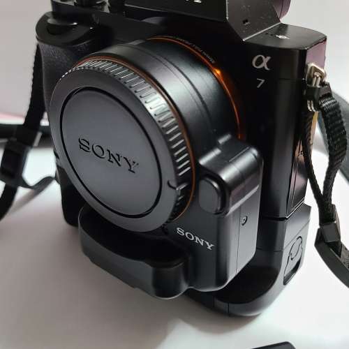 Sony A7相機連直倒,LA-EA4轉換環