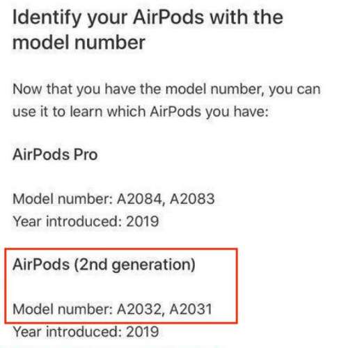 2代 AirPods 原裝全新單隻 (R右耳)