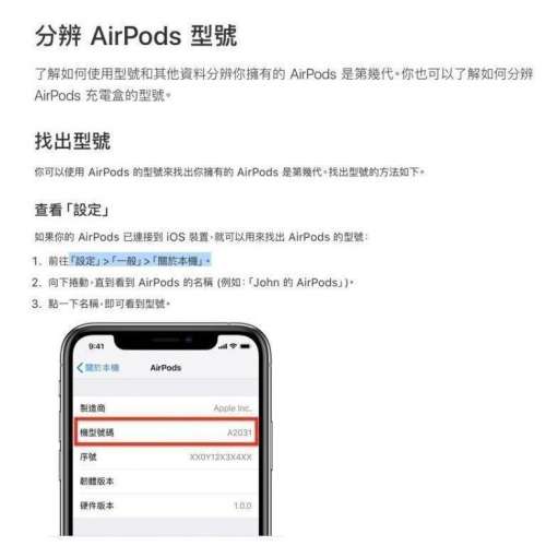 2代 AirPods 原裝全新單隻 (R右耳)