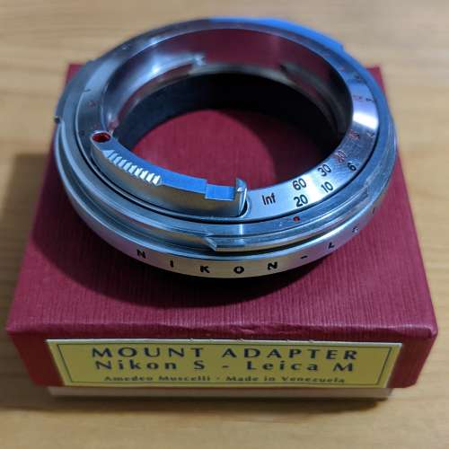 罕有 Amedeo Nikon S Rangefinder mount to Leica M mount Adapter 轉接環