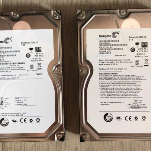 Seagate Barracuda 7200.12 sata 1TB 冇壞軌 HD.Tune.Pro.5.70 test completed