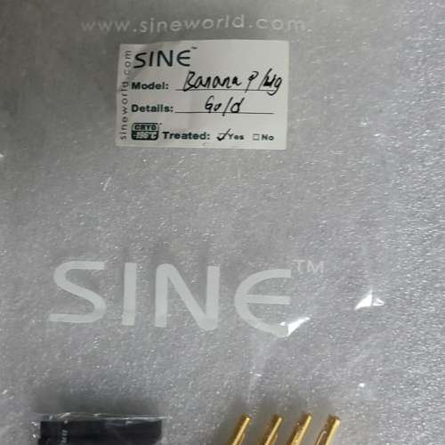 SINE banana plug (CRYO -196C) x 2 pairs [4pcs]