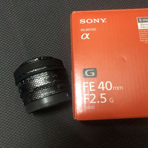 （行貨仲有長保）Sony FE 40mm F2.5 G (適合A7s3 ,A1, A7r4…)