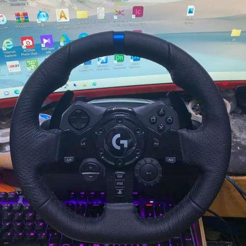 Logitech G923 TRUEFORCE 遊戲軚盤　 極真震動回饋 RACING WHEEL PC/XBOX/PS5 HK$2...