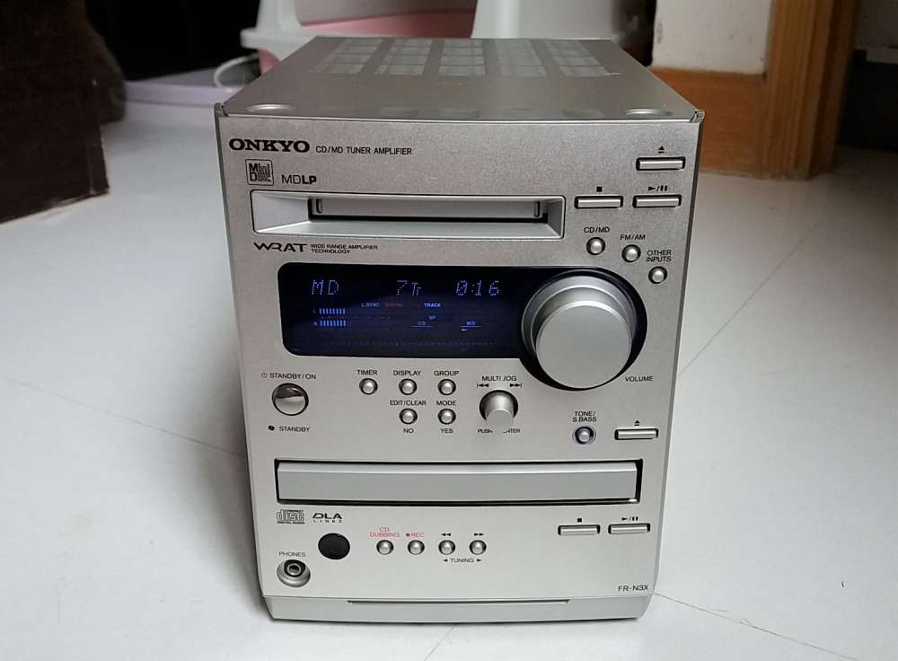 買賣全新及二手音響組合, 影音產品- Onkyo FR-N3X 微型CD/MD/收音