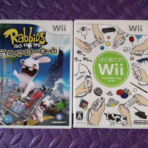 Wii 港版  有2隻遊戲CD碟