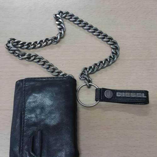 型格 DIESEL 軟皮 粗鍊 鎖匙包,只售HK$100(超值不議價,請看貨品描述)