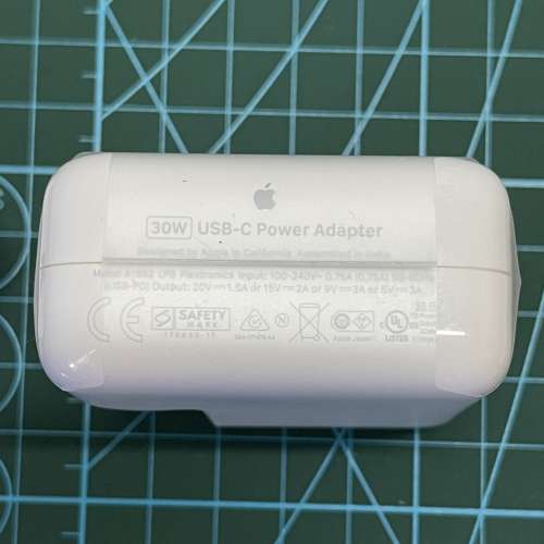 Apple 蘋果 30W USB-C 電源轉換器 充電器 power supply