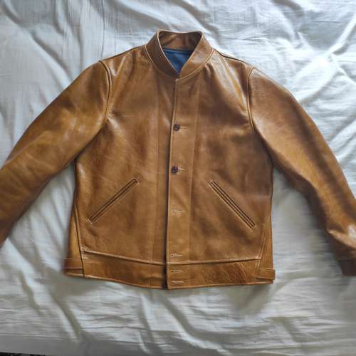 男裝皮褸 - 牛皮 cossack jacket