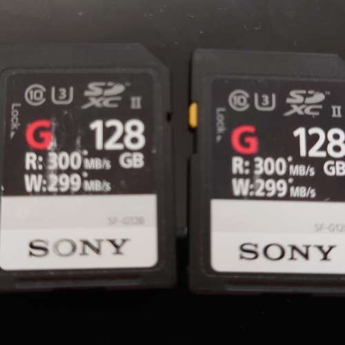 Sony SF-G series 128GB SD fastest you can get