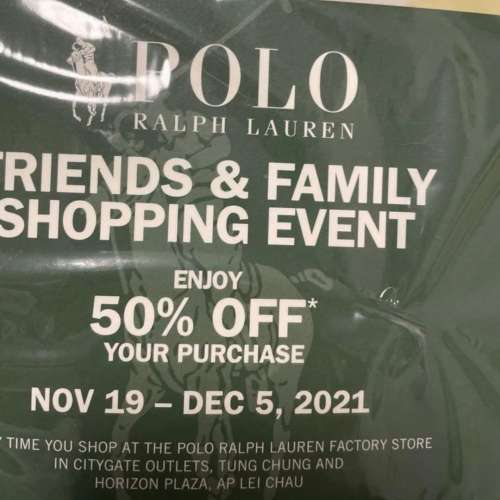 Polo outlet 50% coupon