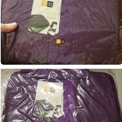 Case Logic 全新紫色Ipad case 電腦套 （9-10’1吋）
