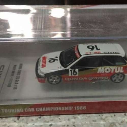 Motul量產模型車 (1:64 HONDA CIVIC EF3 JTC 1988)