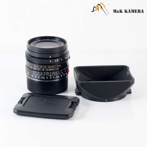 Leica Summicron-M 28mm/F2.0 ASPH Black Lens #86527