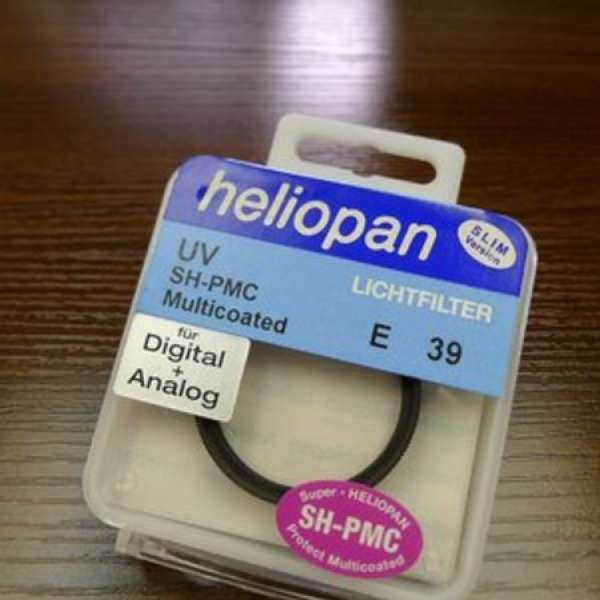 全新heliopan UV SH-PMC Multicoated Slim 39mm filter