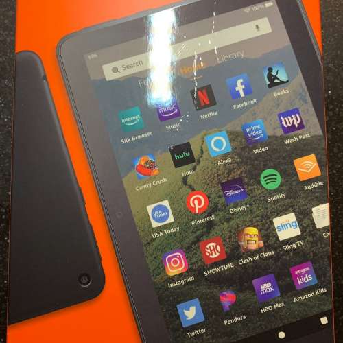 Amazon Fire HD 8 tablet 32 GB, latest model (2020 release) Plum Red