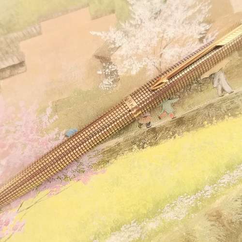 Parker 75 Sterling 14K G.F. Cap Action Ballpoint Pen ~ 派克 75 14K金包銀格 原子...