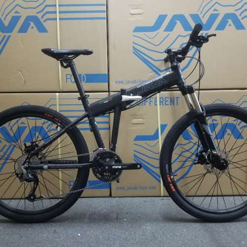 《免費送貨+送頭盔》JAVA FOLD-27S - 27速 啤令轆 可鎖前叉 26吋 摺疊單車＊油掣大摺...