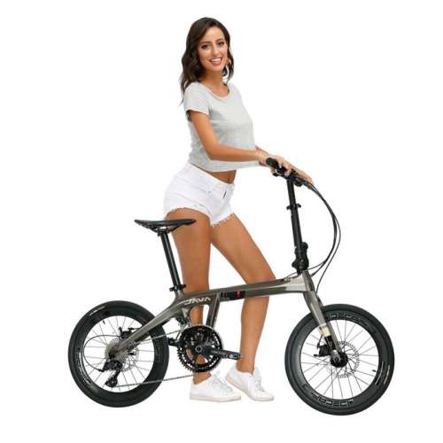 《免費送貨+送頭盔》JAVA ARIA-18S - 18速 20吋(406) 碳纖 摺疊單車＊油壓碟剎、啤...