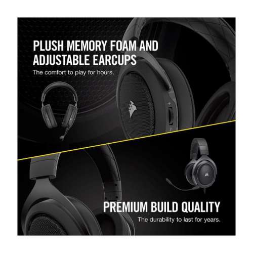 ❂.❂ 全新 Corsair HS60 SURROUND (黑色) Gaming 有線耳機❂.❂