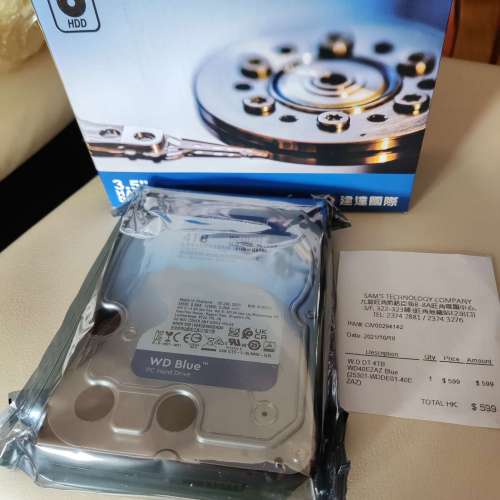 WD Blue 4T Hard disk 硬碟