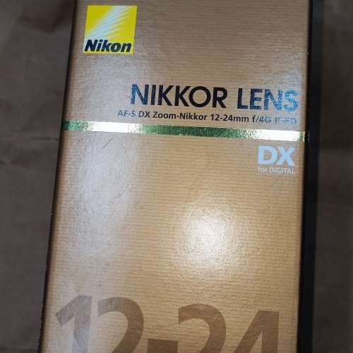 Nikon AF-S 12-24mm F/4 G DX