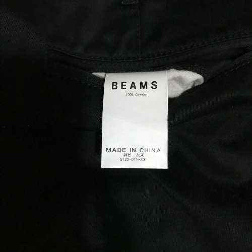 男裝 黑色 BEAMS 褲 SIze M  98% new (樂富交收）$500