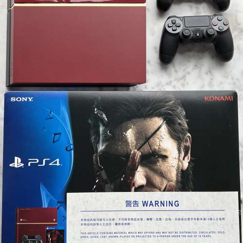 PS4主機 500GB Metal Gear Solid 特別版 + PS4手掣