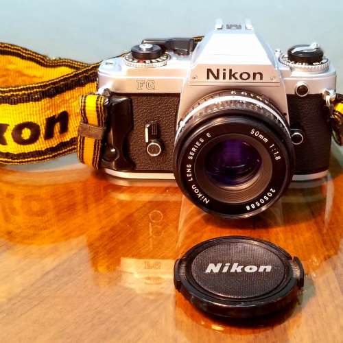 Nikon FG 菲林機連50mm F1.8 E 系標準鏡Nikon FG Film Camera with 50mm f/1.8 Ser...