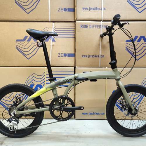 《免費送貨+送頭盔》JAVA ZELO - 7速 20吋(406) 摺疊單車＊鋁合金,油壓碟剎＊