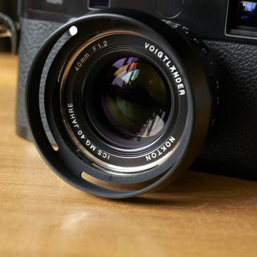 98% New 罕有黑漆 ICS特別版 Voigtlander 40mm f/1.2 M (black paint Leica 1.4 50...