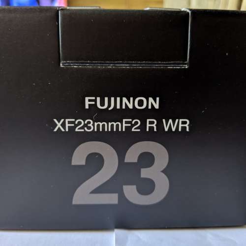 全新 富士  FUJINON XF 23mm F2 R WR