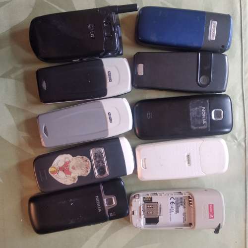 9部nokia,1部lg手機