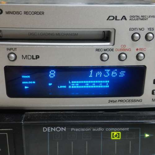 onkyo md-101A minidisc recorder - 二手或全新音響組合, 影音產品