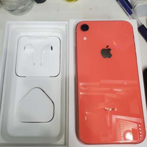 iPhone XR 128gb 珊瑚色 新淨行货99%新全套配件齊全新未用過